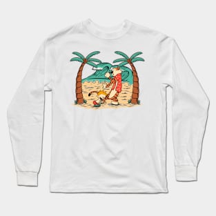 Calvin and Hobbes Singing Long Sleeve T-Shirt